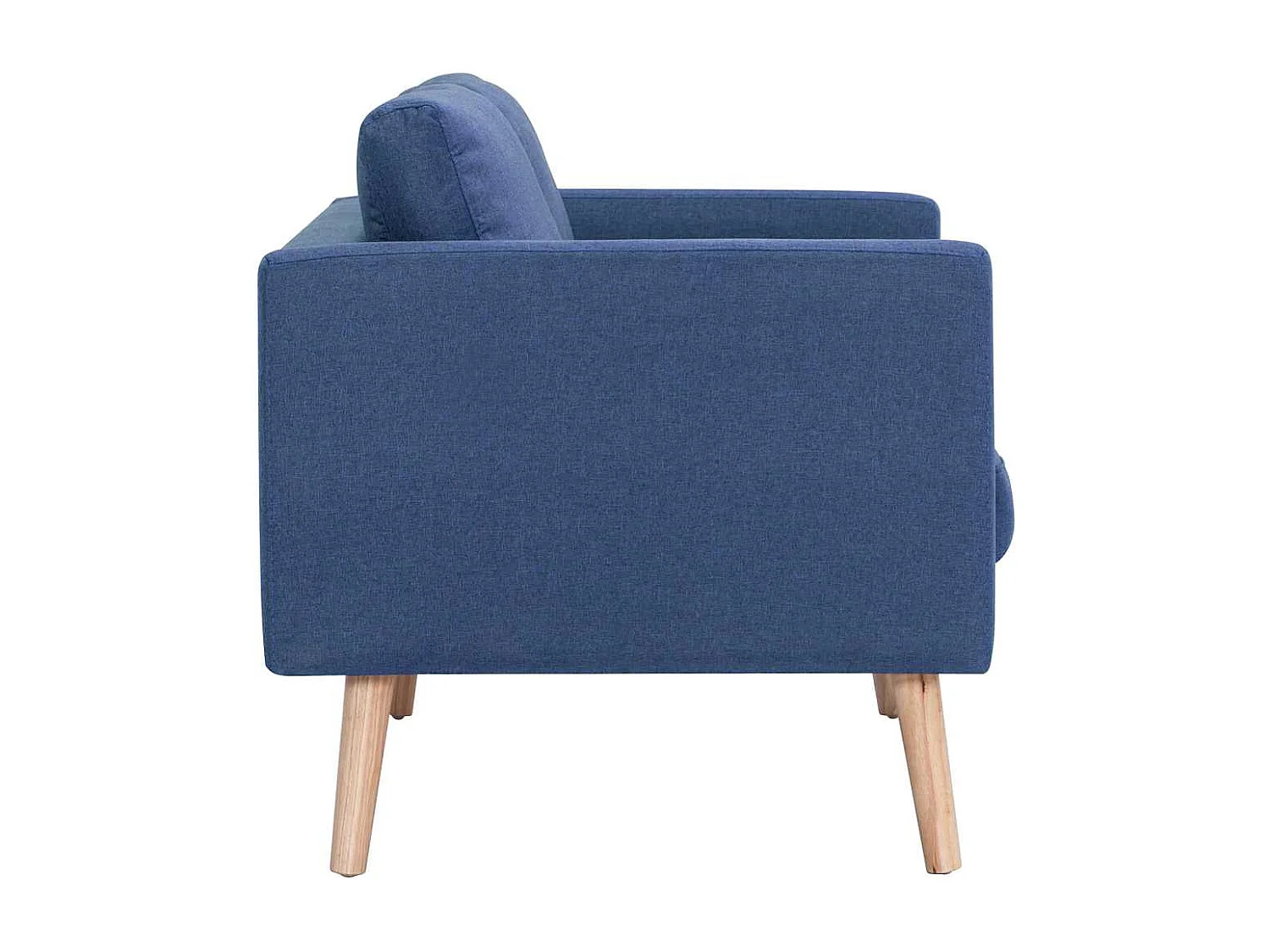 3-Sitzer-Sofa Stoff Blau