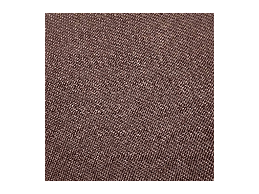 Canapé à 2 places Tissu Marron