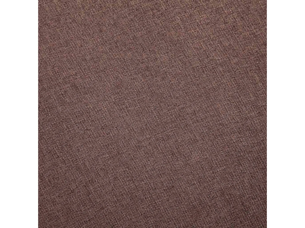 Canapé à 2 places Tissu Marron