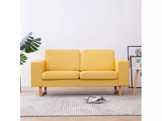 Kauf Unique 2-Sitzer-Sofa Stoff Gelb