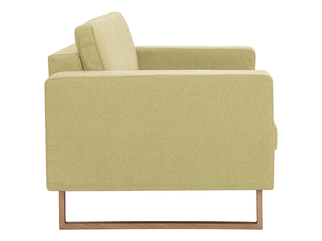 2-Sitzer-Sofa Stoff Grün