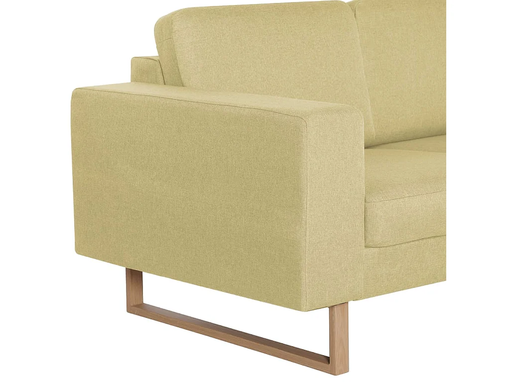 2-Sitzer-Sofa Stoff Grün