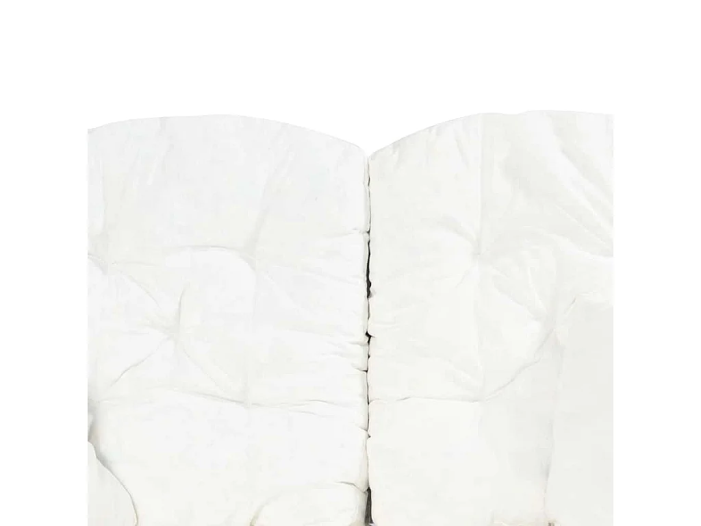 Canapé à 2 places Gris Rotin