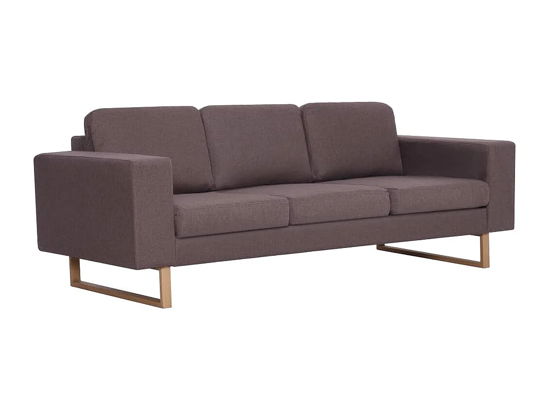 3-Sitzer-Sofa Stoff Taupe