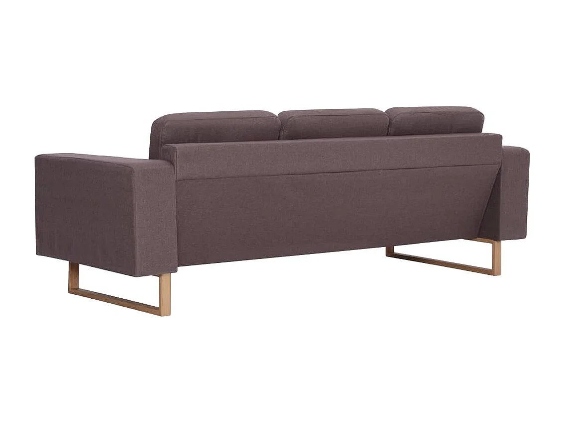 3-Sitzer-Sofa Stoff Taupe