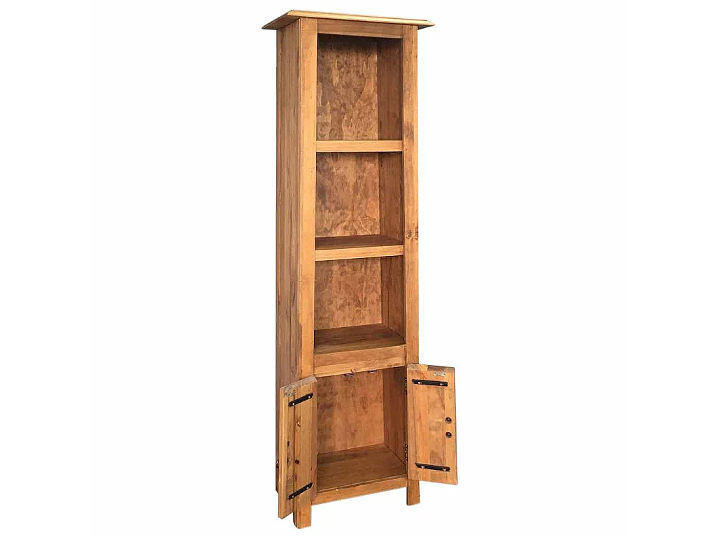 Bad-Hochschrank Massivholz Kiefer 48x32x170 cm