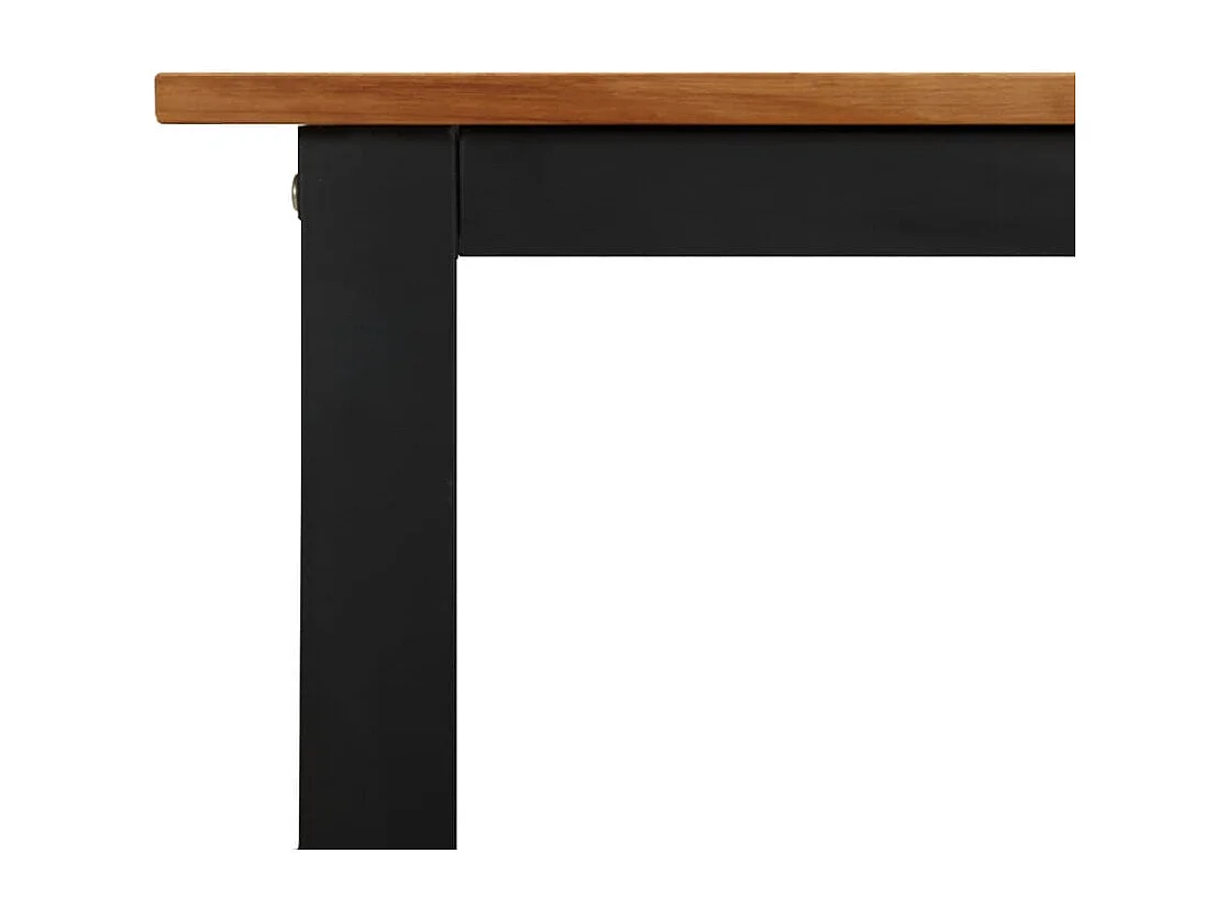 Mesa jardim c/ pernas em forma de U 200x90x75 cm acácia maciça