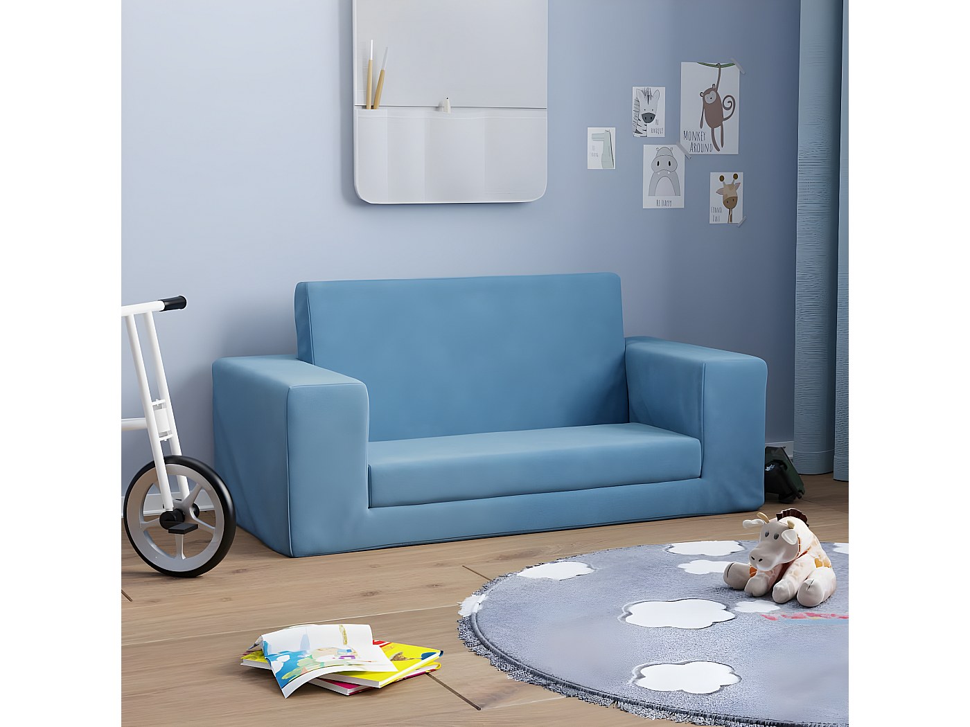 KEENSO Canapé pliable pour enfants Cartoon Canapé pliable pour enfants