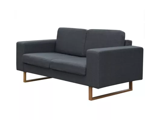 Kauf Unique 2-Sitzer Sofa Stoff Dunkelgrau