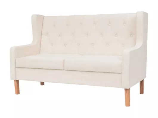 Kauf Unique 2-Sitzer Sofa Stoff Cremeweiß