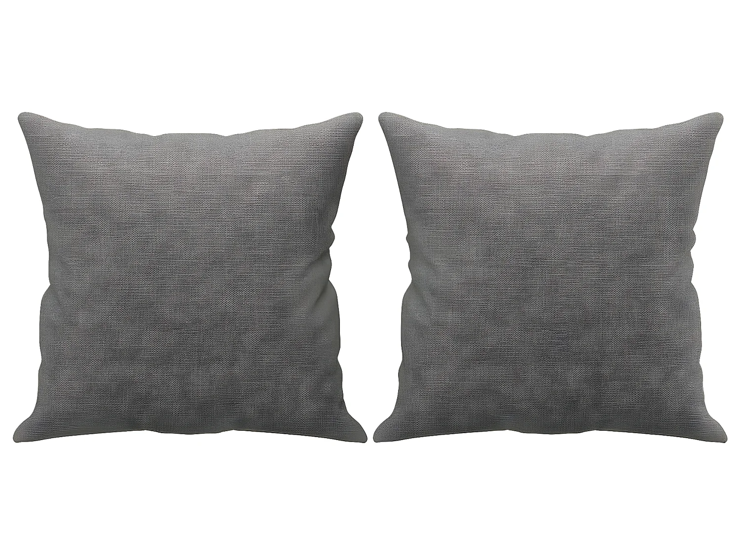 Canapé 2 places et oreillers et coussins Gris foncé 140cm Tissu