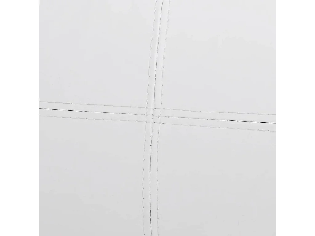 Driezitsbank kunstleer wit