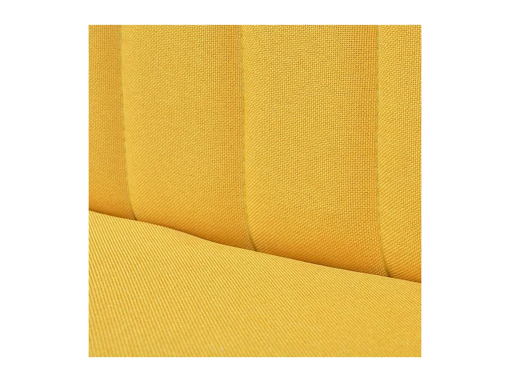 Sofá de tecido 117x55,5x77 cm amarelo