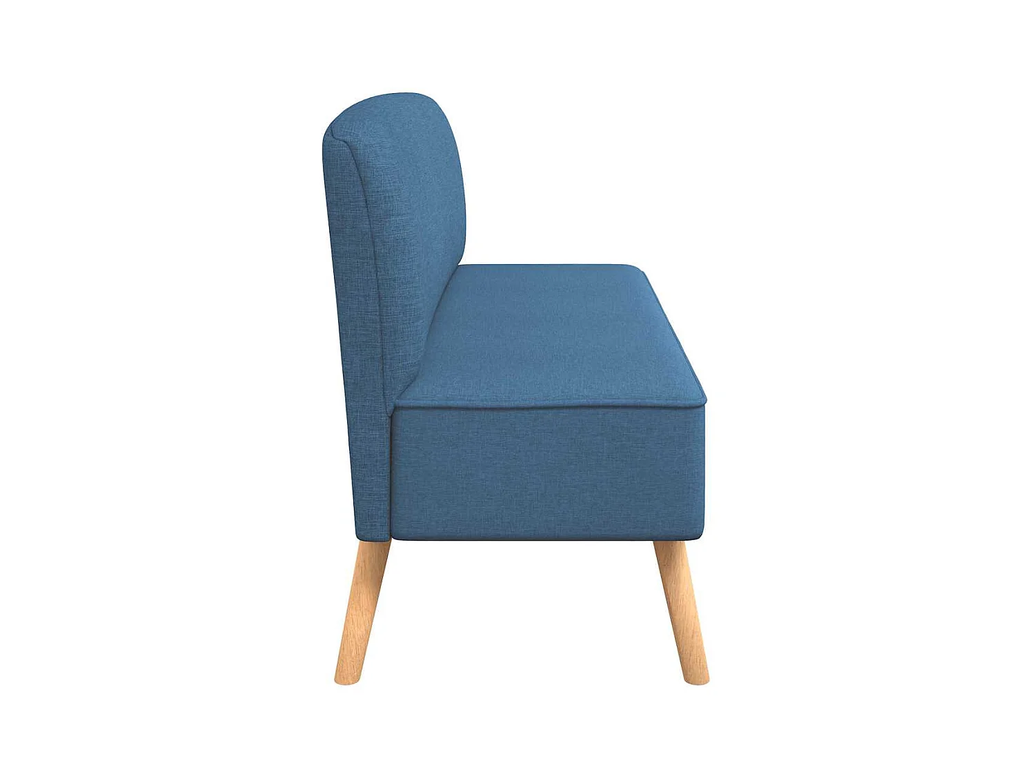 Canapé 117x55,5x77 cm Tissu Bleu