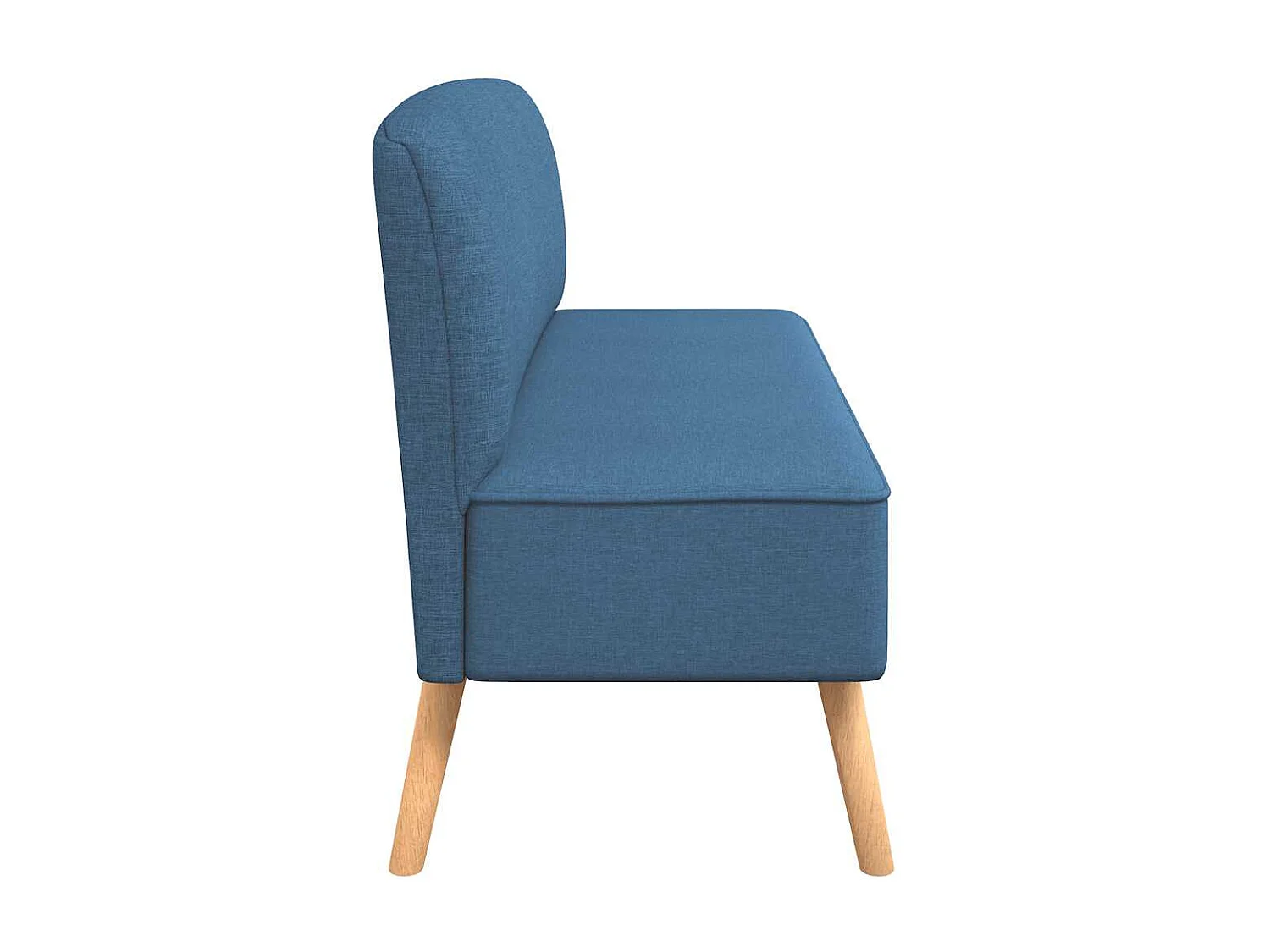 Canapé 117x55,5x77 cm Tissu Bleu