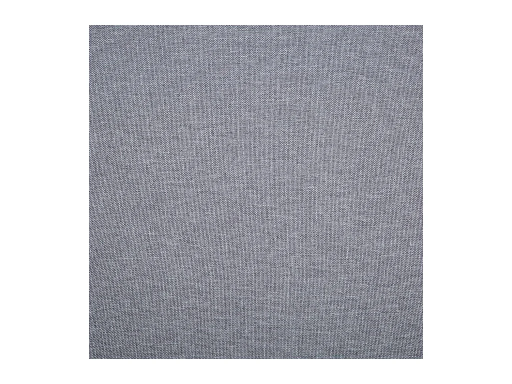 Divano a 3 Posti Rivestito in Tessuto 172x70x82cm Grigio Chiaro