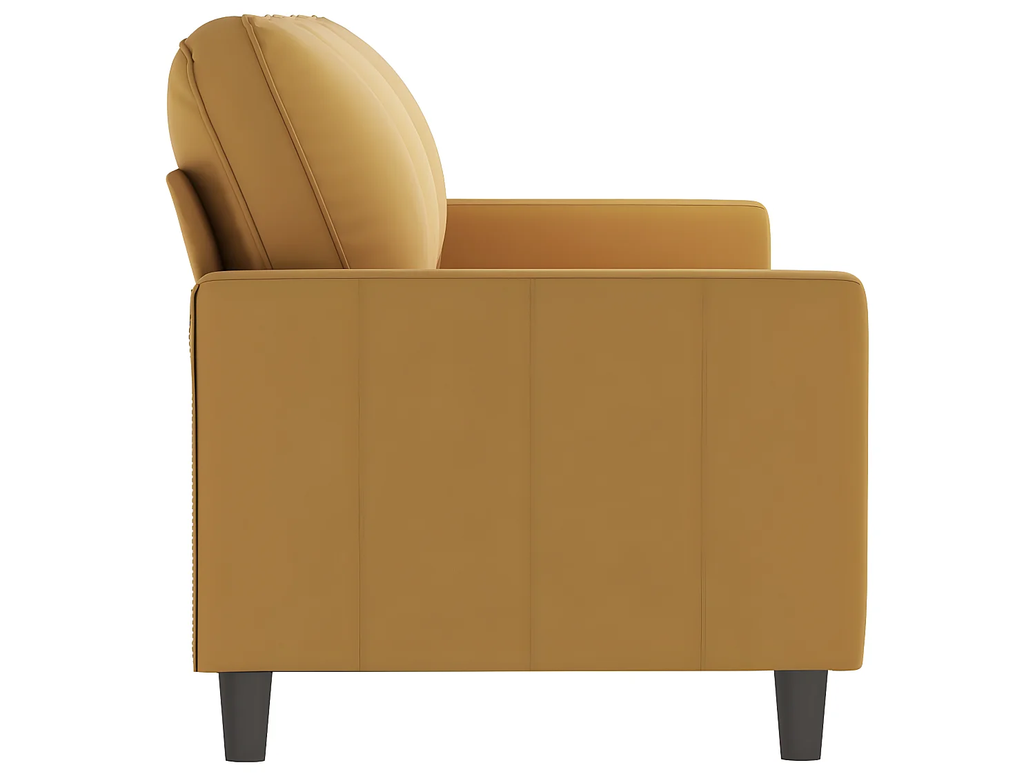 Canapé à 3 places Marron 180 cm Velours