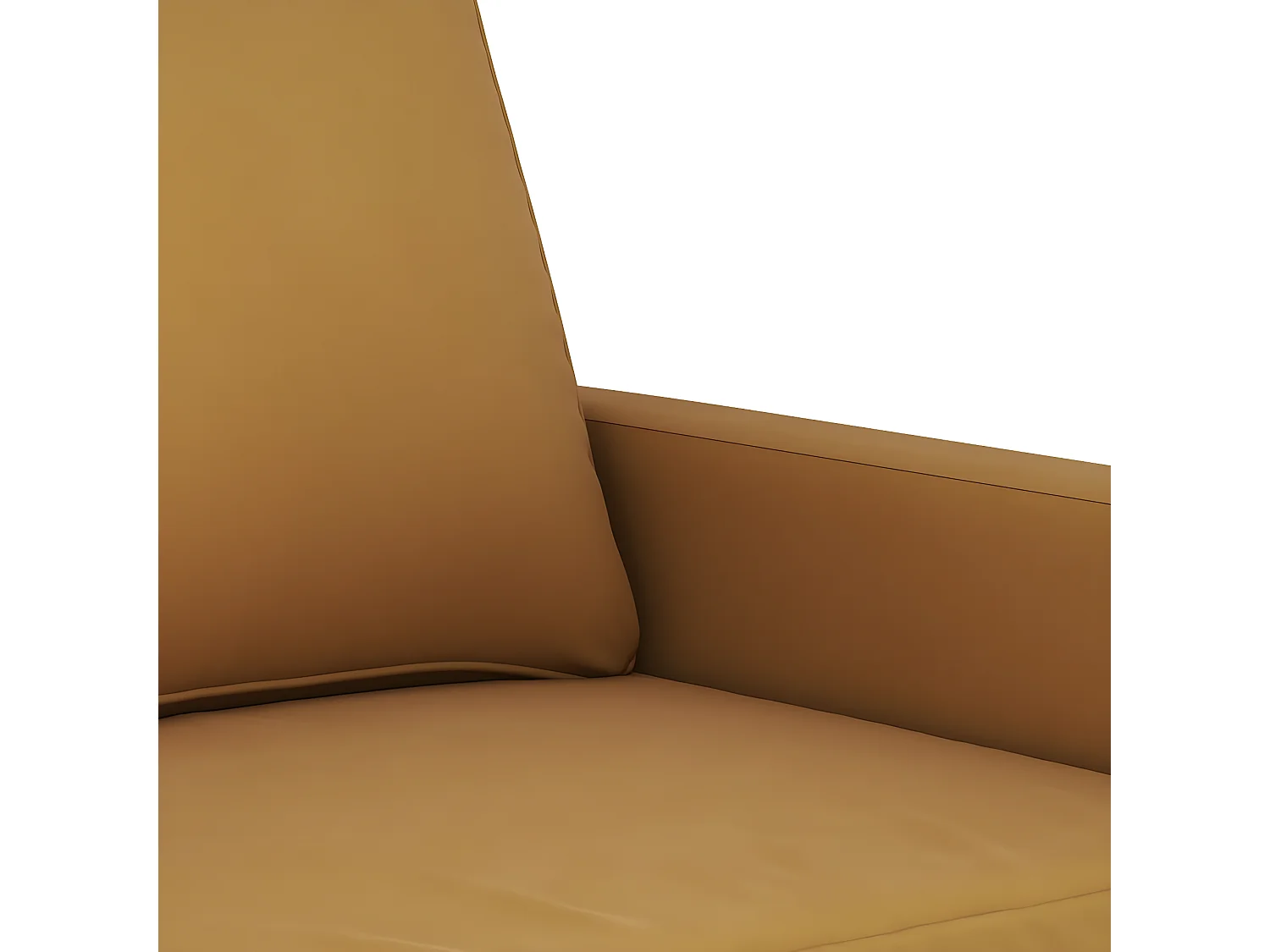 Canapé à 3 places Marron 180 cm Velours