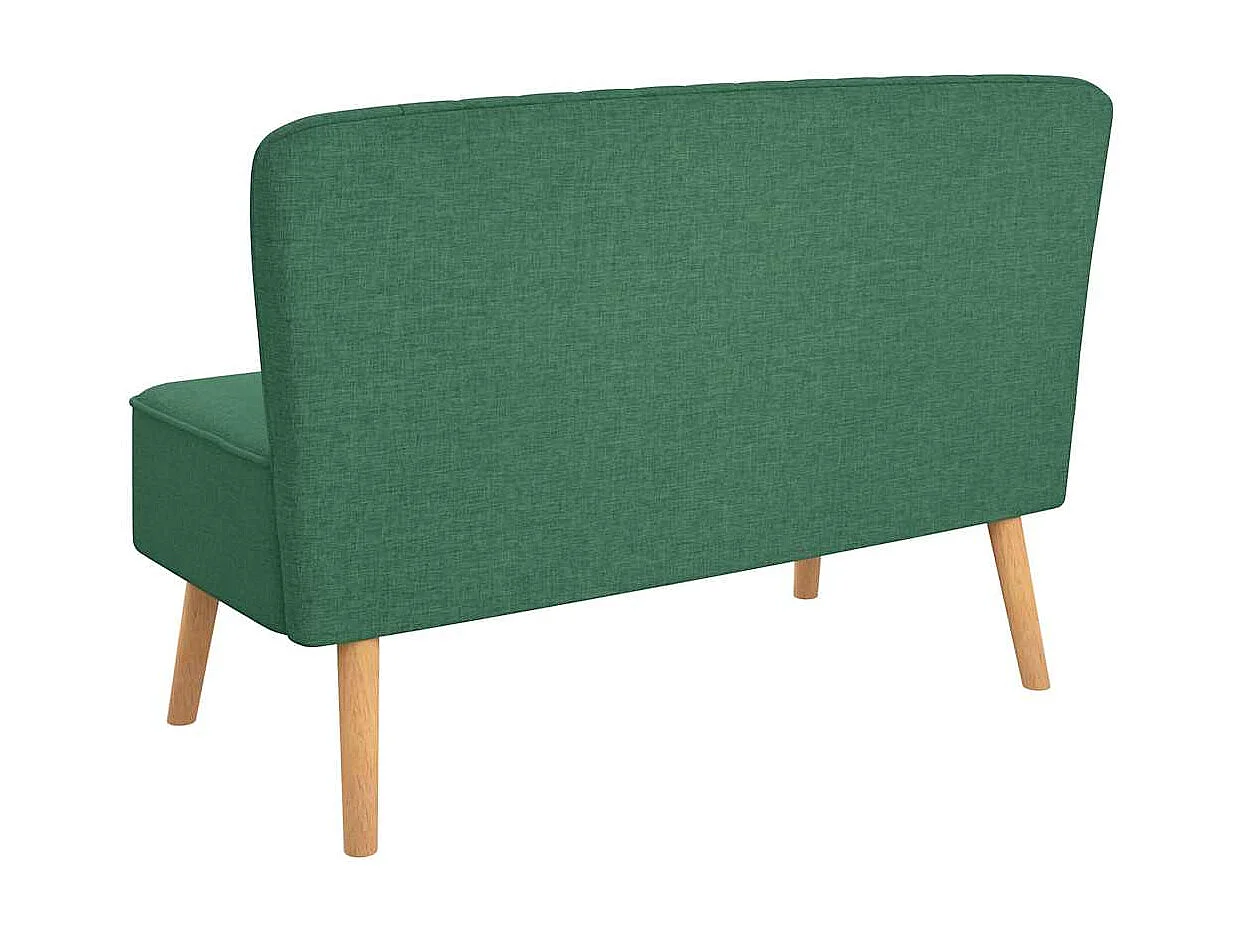 Canapé 117x55,5x77 cm Tissu Vert