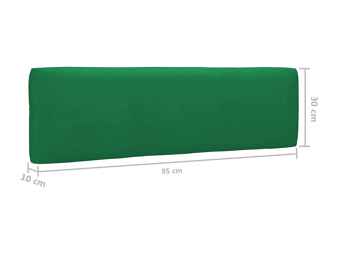 Sofá de paletes 2 lugares c/ almofadões pinho impregnado branco