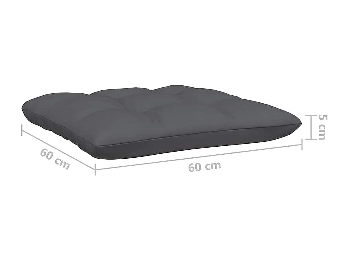 2-Sitzer-Gartensofa mit Kissen Weiß Massivholz Kiefer