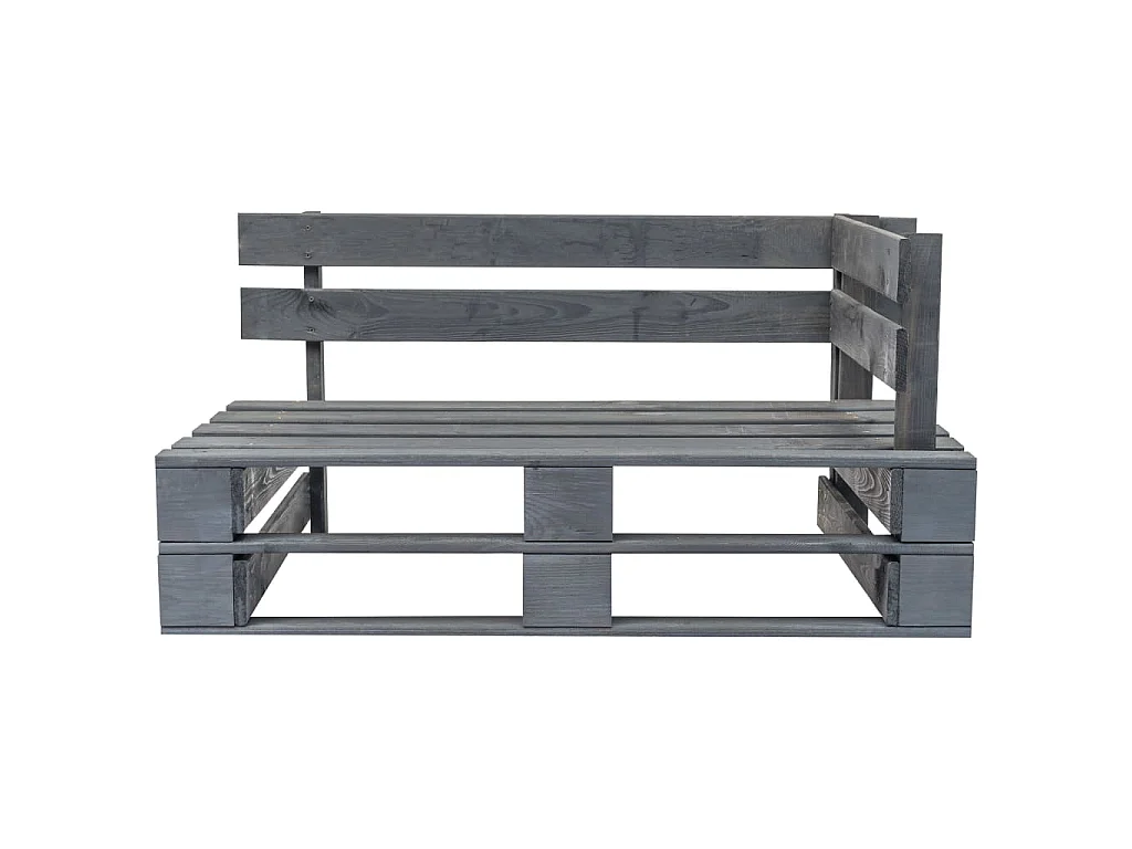 Divano da Giardino a Pallet con Cuscini Sabbia in Legno di Pino