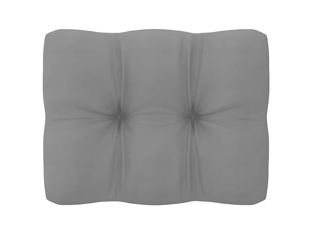 Gartensofa 2-Sitzer mit Kissen Kiefer Massivholz