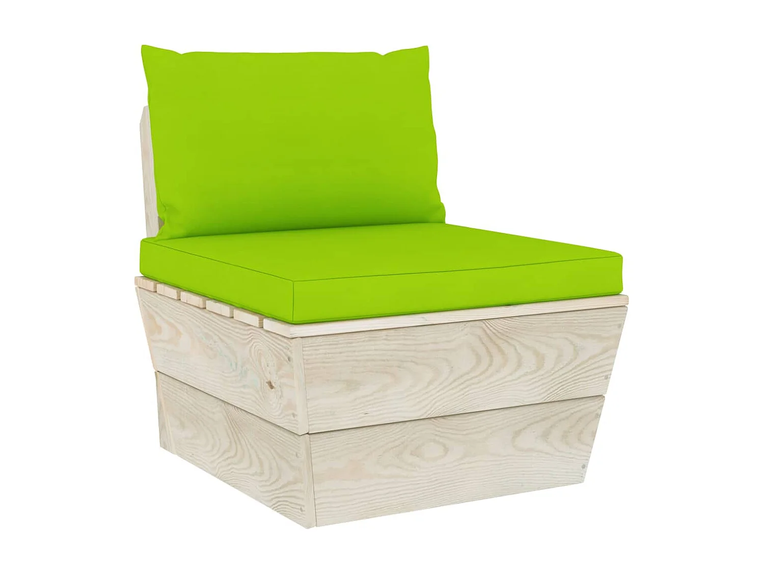 Garten-Palettensofa 3-Sitzer mit Kissen Fichtenholz