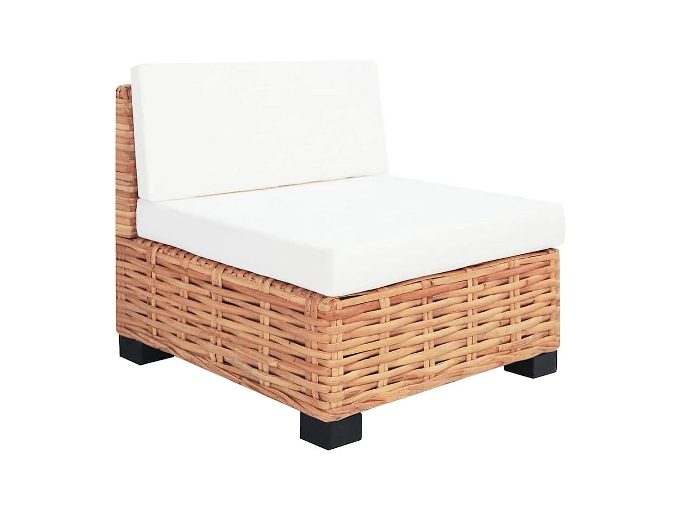 Ensemble de canapés 18 pcs Rotin naturel