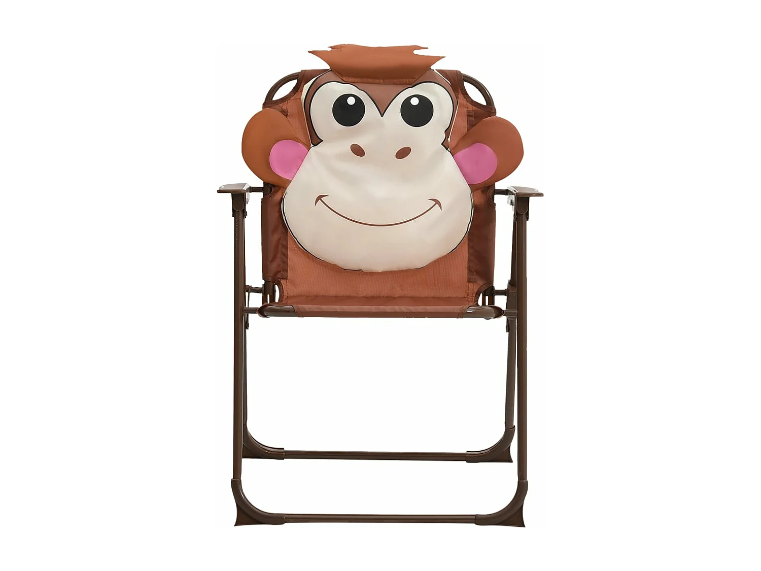 3-tlg. Garten-Bistro-Set für Kinder mit Sonnenschirm Braun