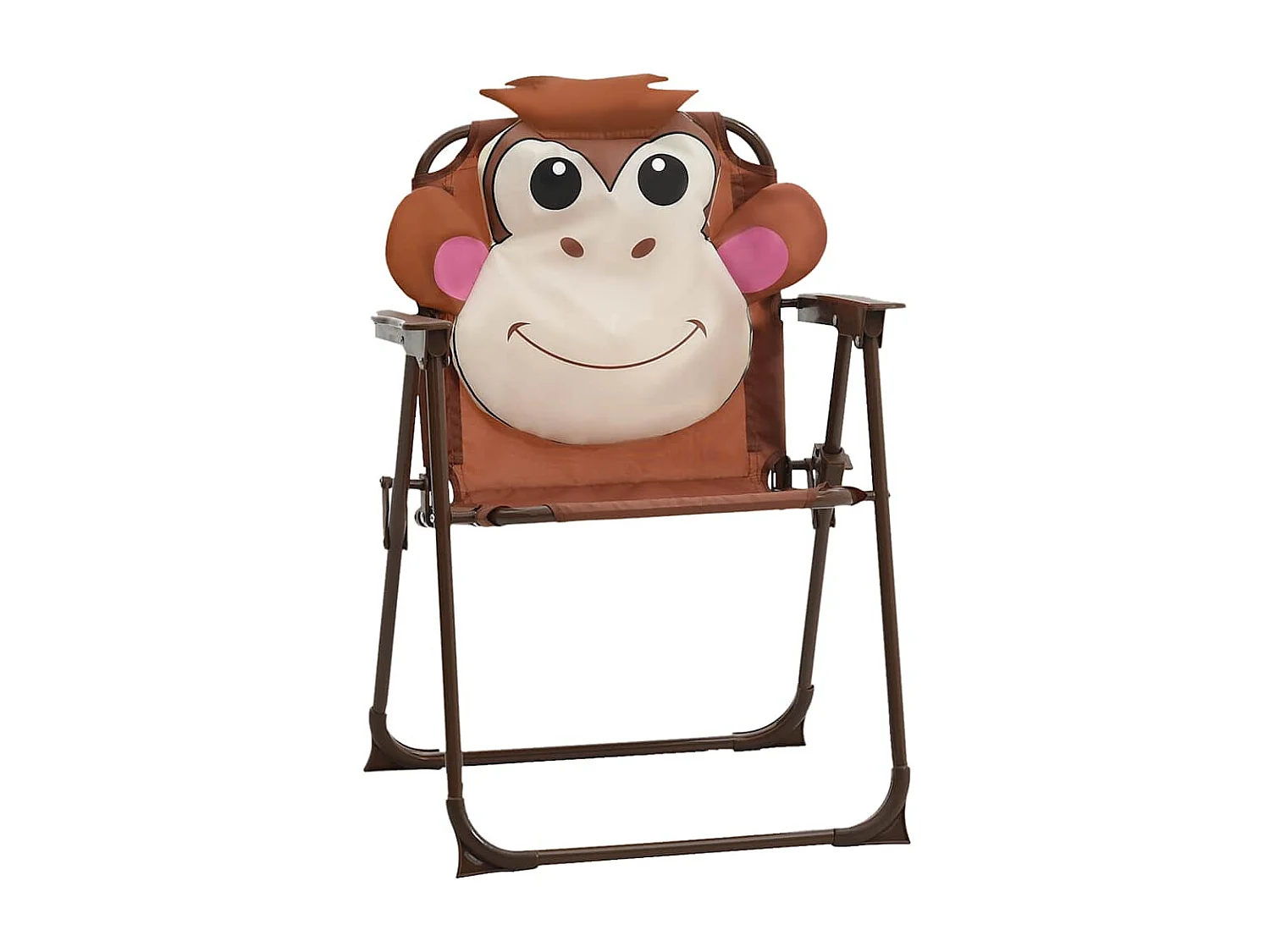 3-tlg. Garten-Bistro-Set für Kinder mit Sonnenschirm Braun