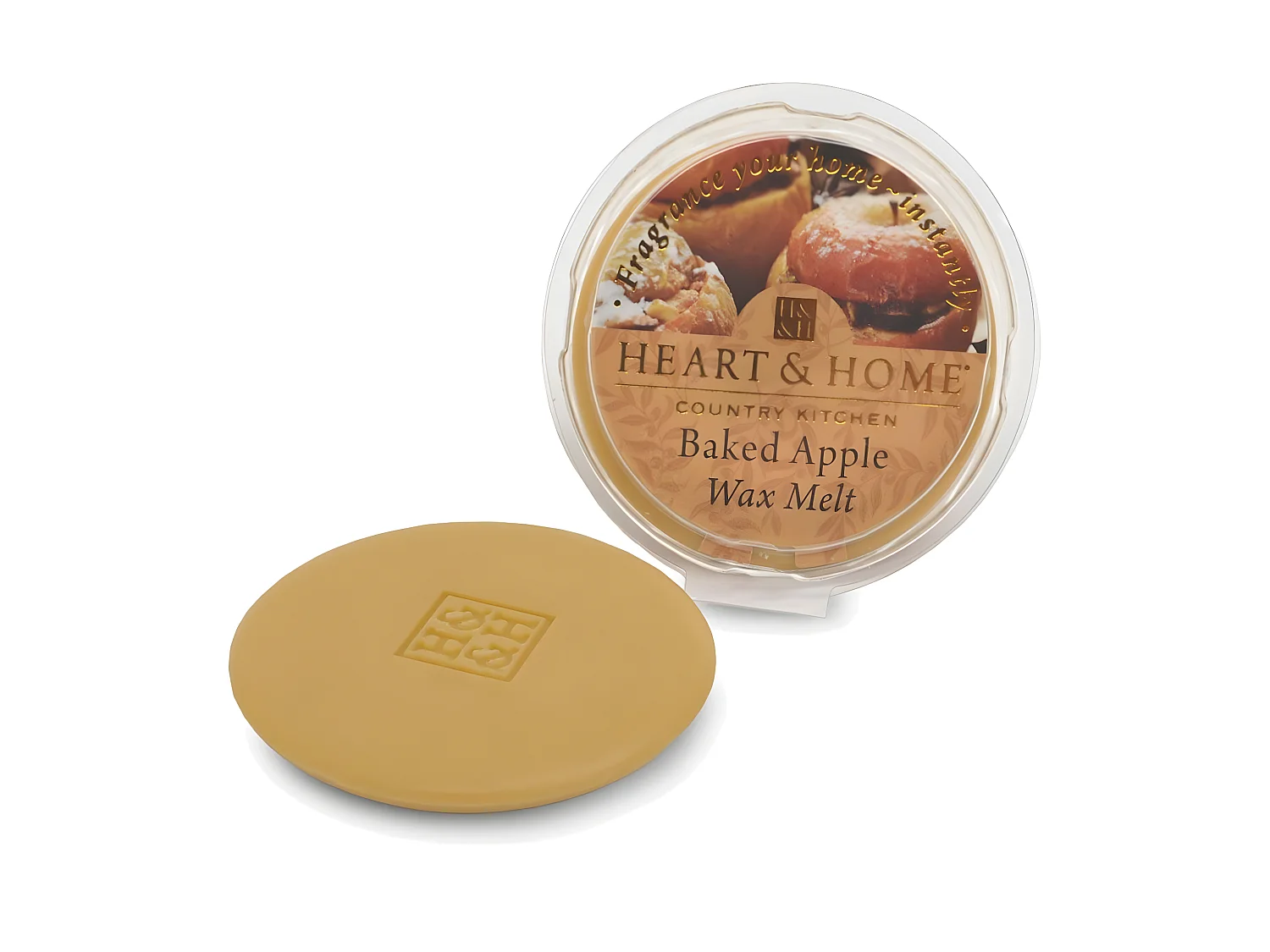 Galet pour brule parfum cire de soja pomme cannelle