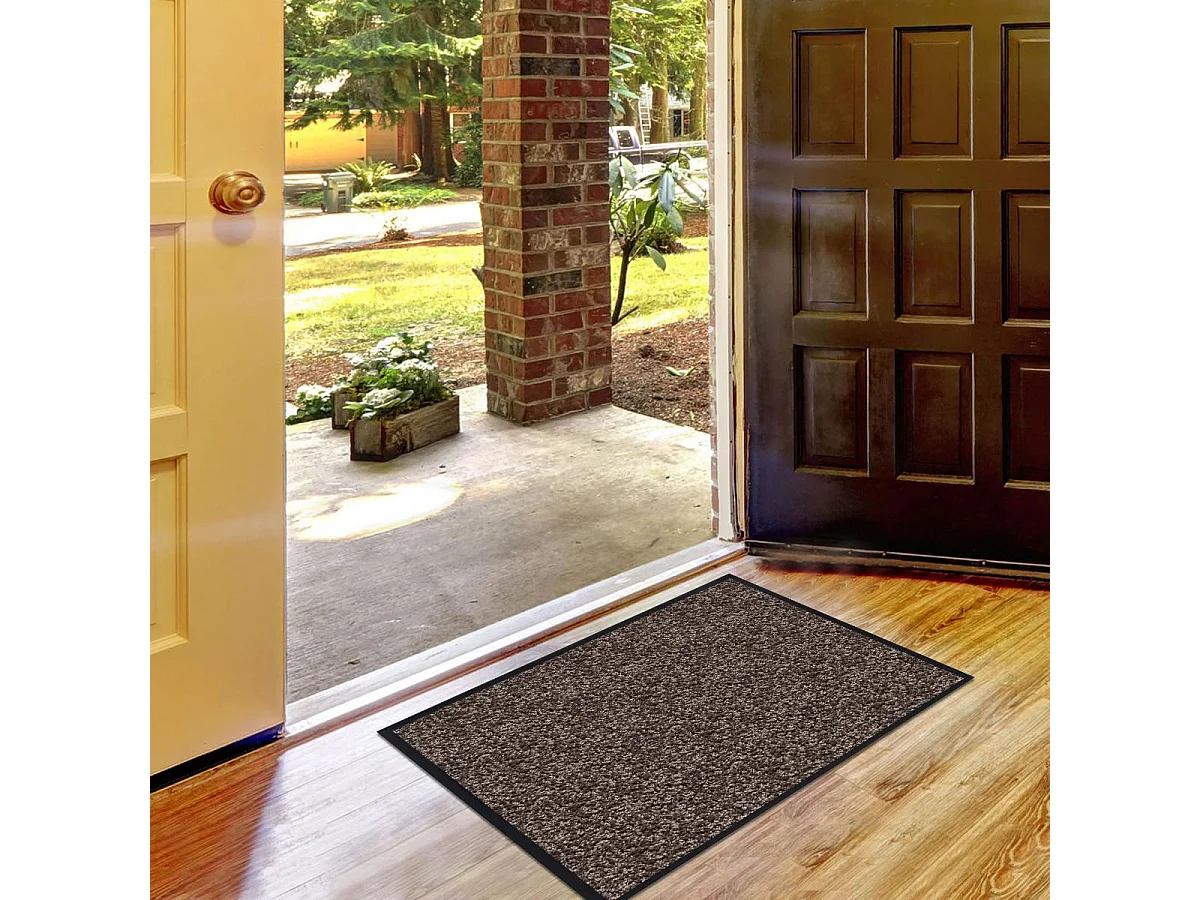 Paillasson 60x80 tissé ABSORB A taupe