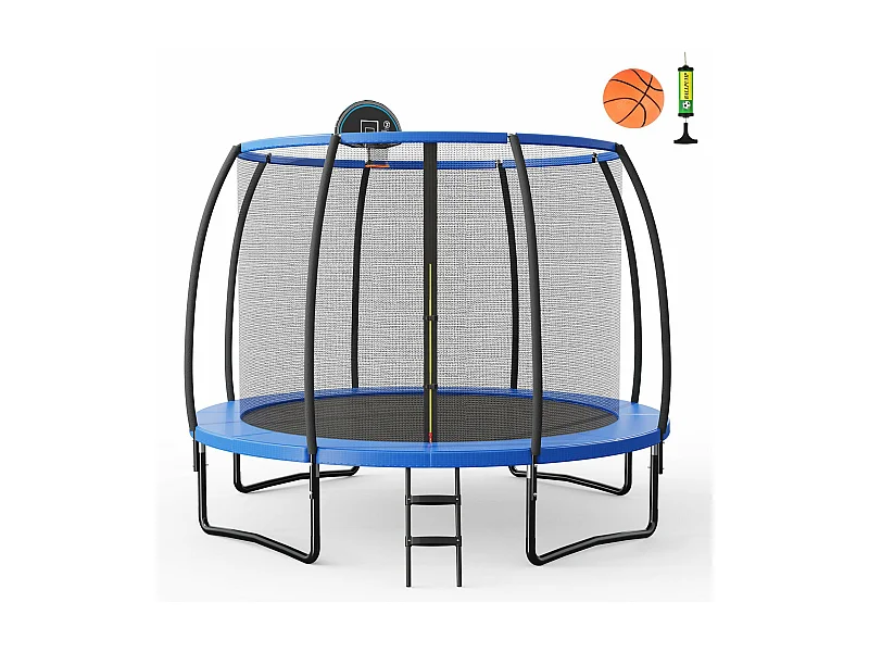 Trampoline extérieur ø 3,04 m avec filet de protection