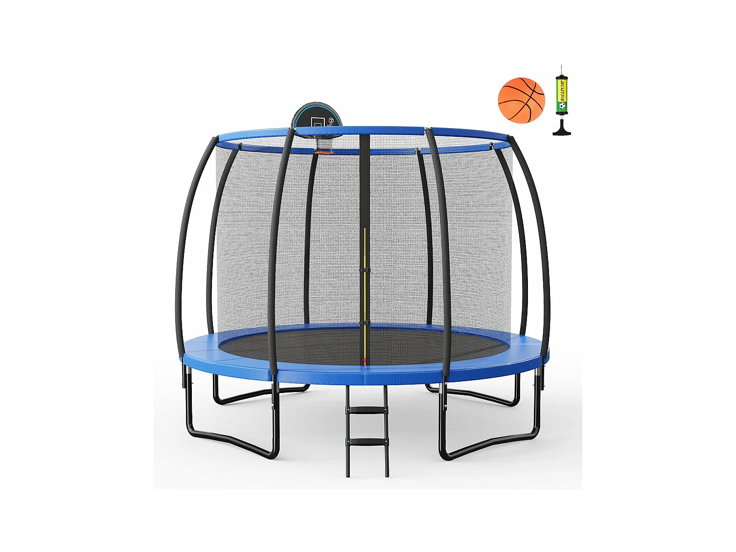 Trampoline extérieur ø 3,04 m avec filet de protection