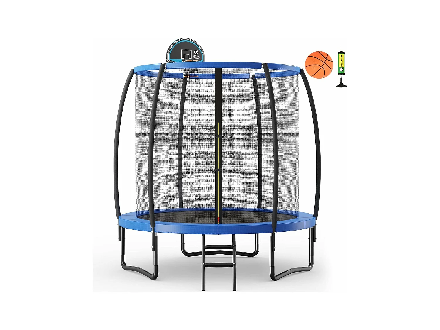 Trampoline extérieur ø 2,45 m avec filet de protection