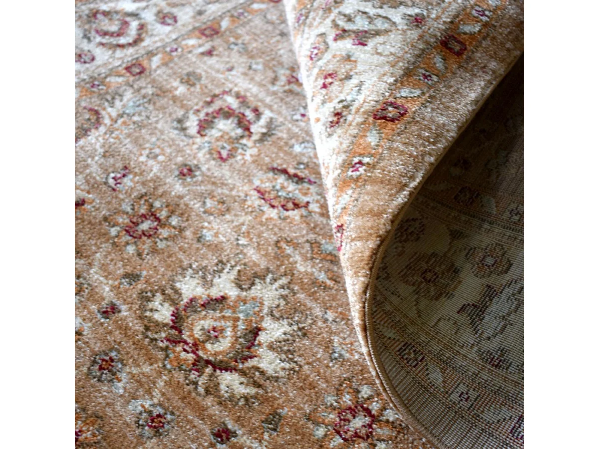 Tappeto orientale 120x180 rettangolo beige e avorio intrecciato modello tradizionale CHOBAY A