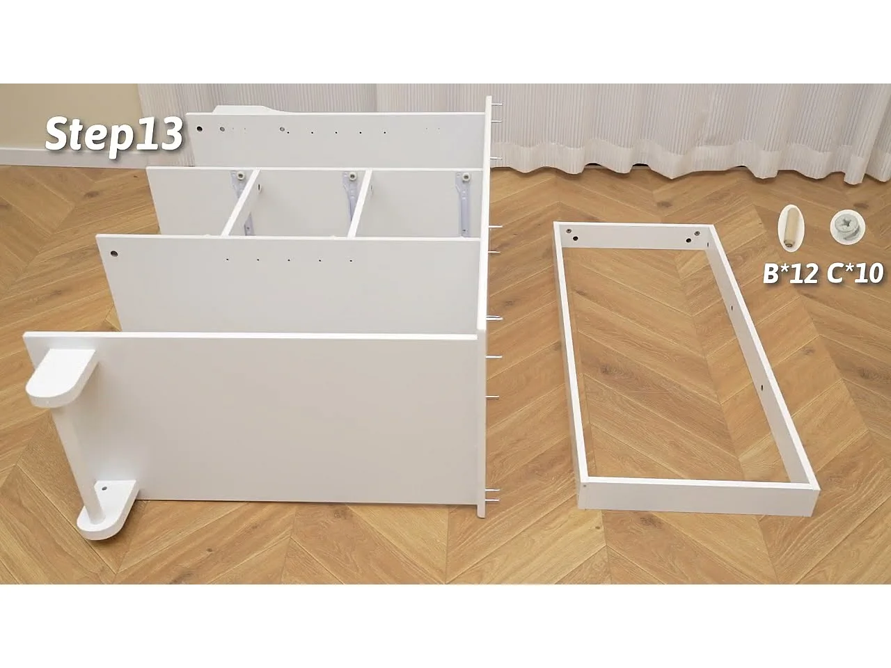 Ilot Central Cuisine Comptoir en Bois d'Hévéa, Desserte de Cuisine - 5 Roues Cachée 127x46x91,5cm