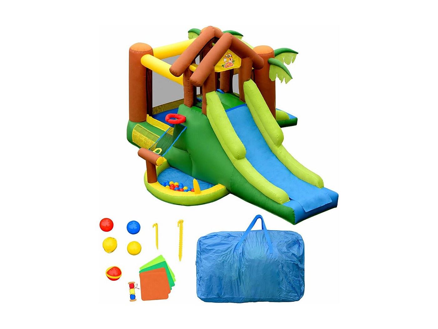 Roue De Bateau Pirate Pour Balançoire – Accessoire Pour Aire De Jeux, Plastique Bleu, Diamètre 30 Cm, Facile à Fixer, Dès 3 Ans