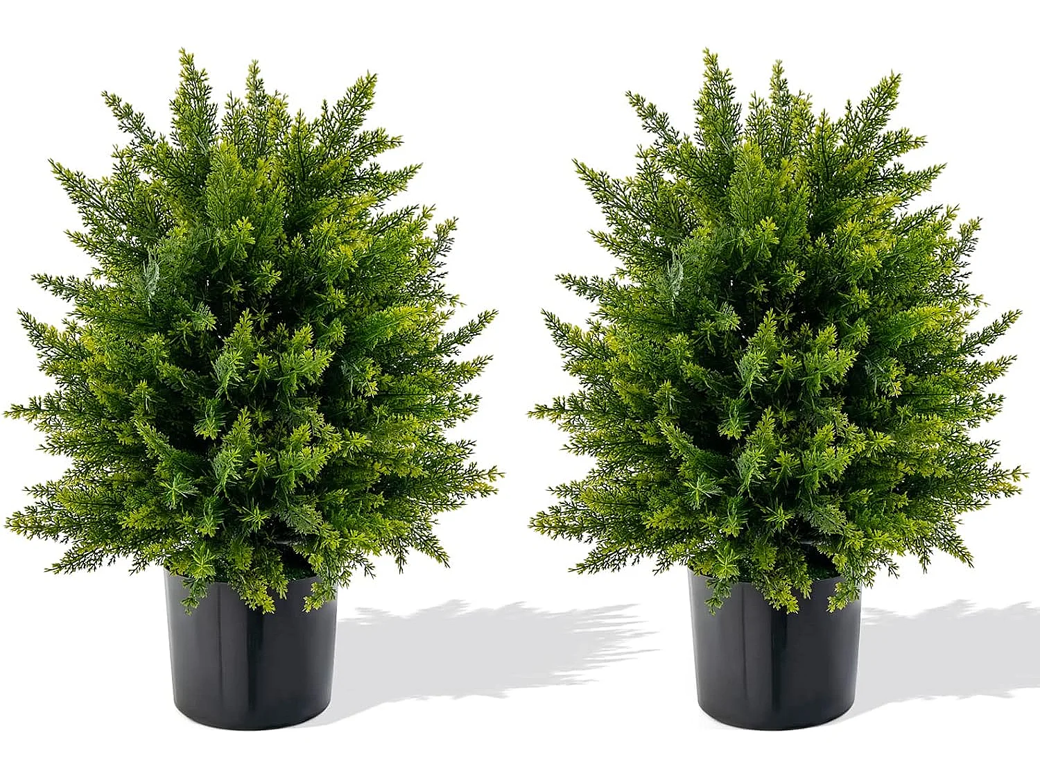 Arbres Artificiels de Boule Topiaire Cèdre de 55 cm