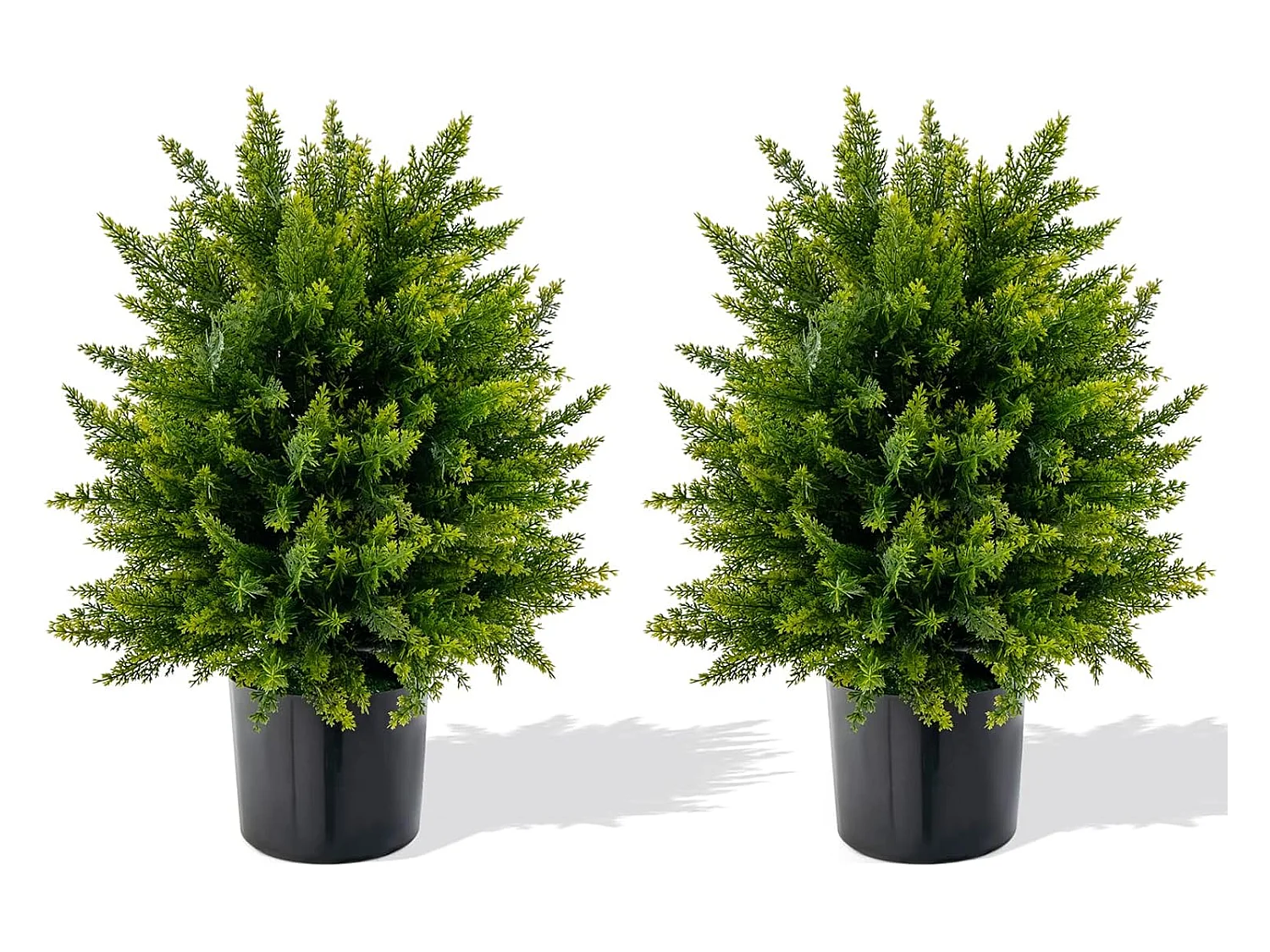 Arbres Artificiels de Boule Topiaire Cèdre de 55 cm