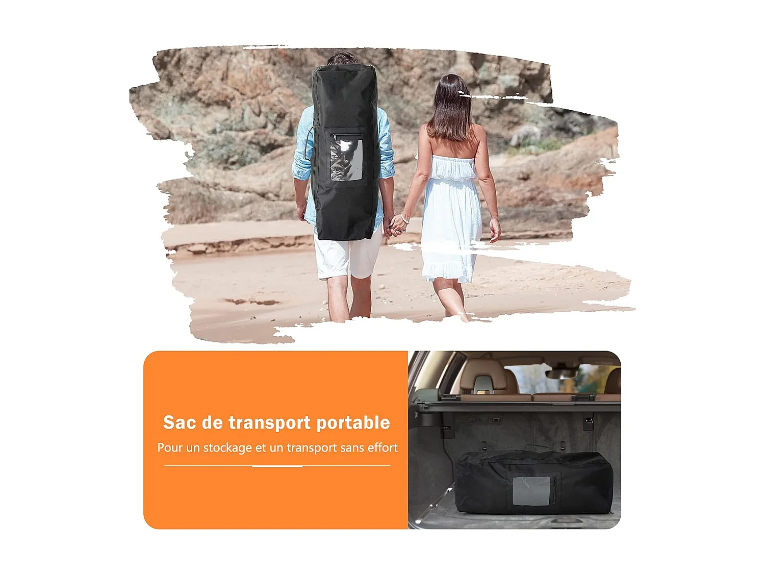 Stand up paddle gonflable 335x76x15cm