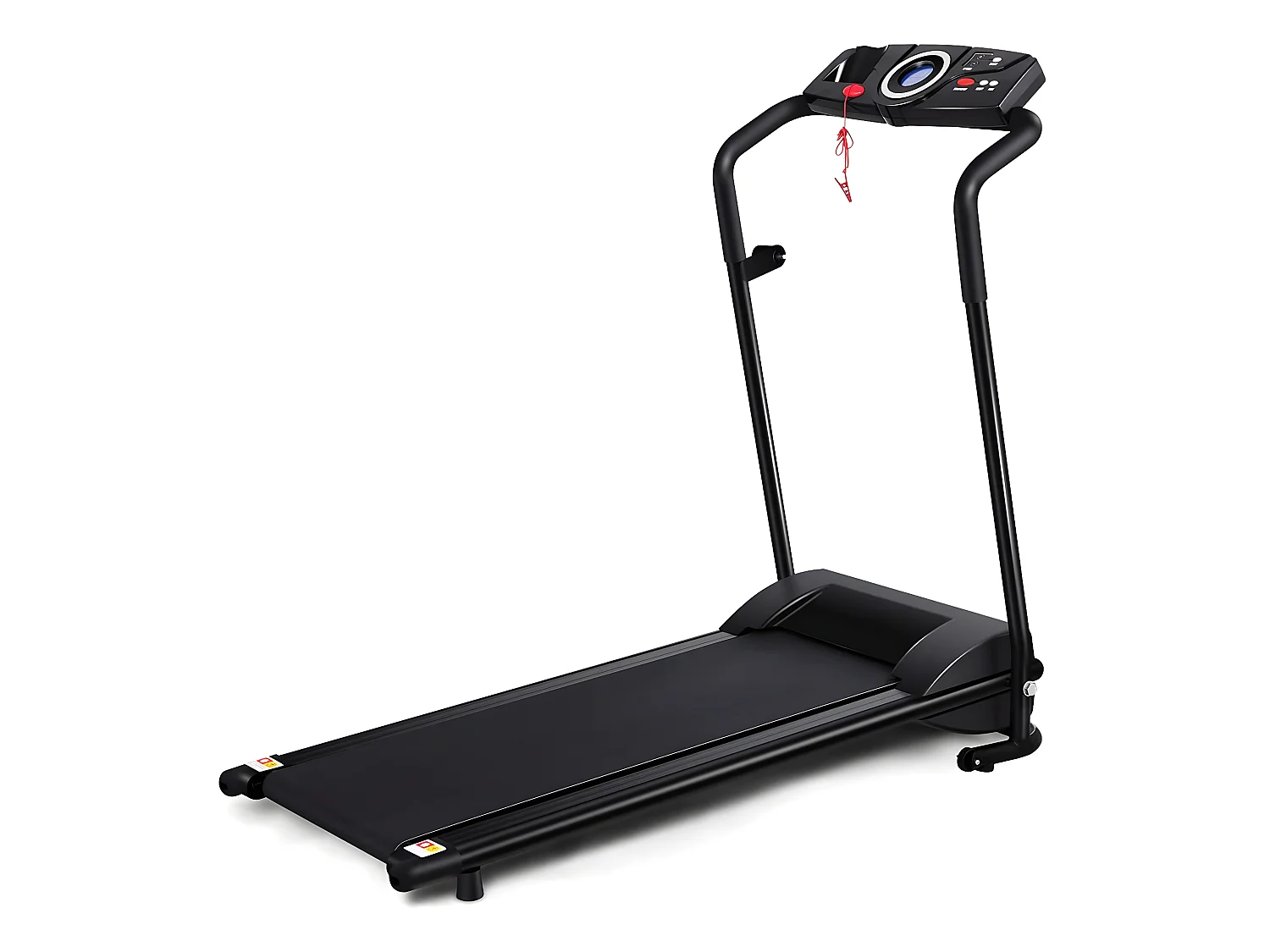 Tapis de course electrique pliable 1 à 10 km/h 12 programmes avec clé de sécurité