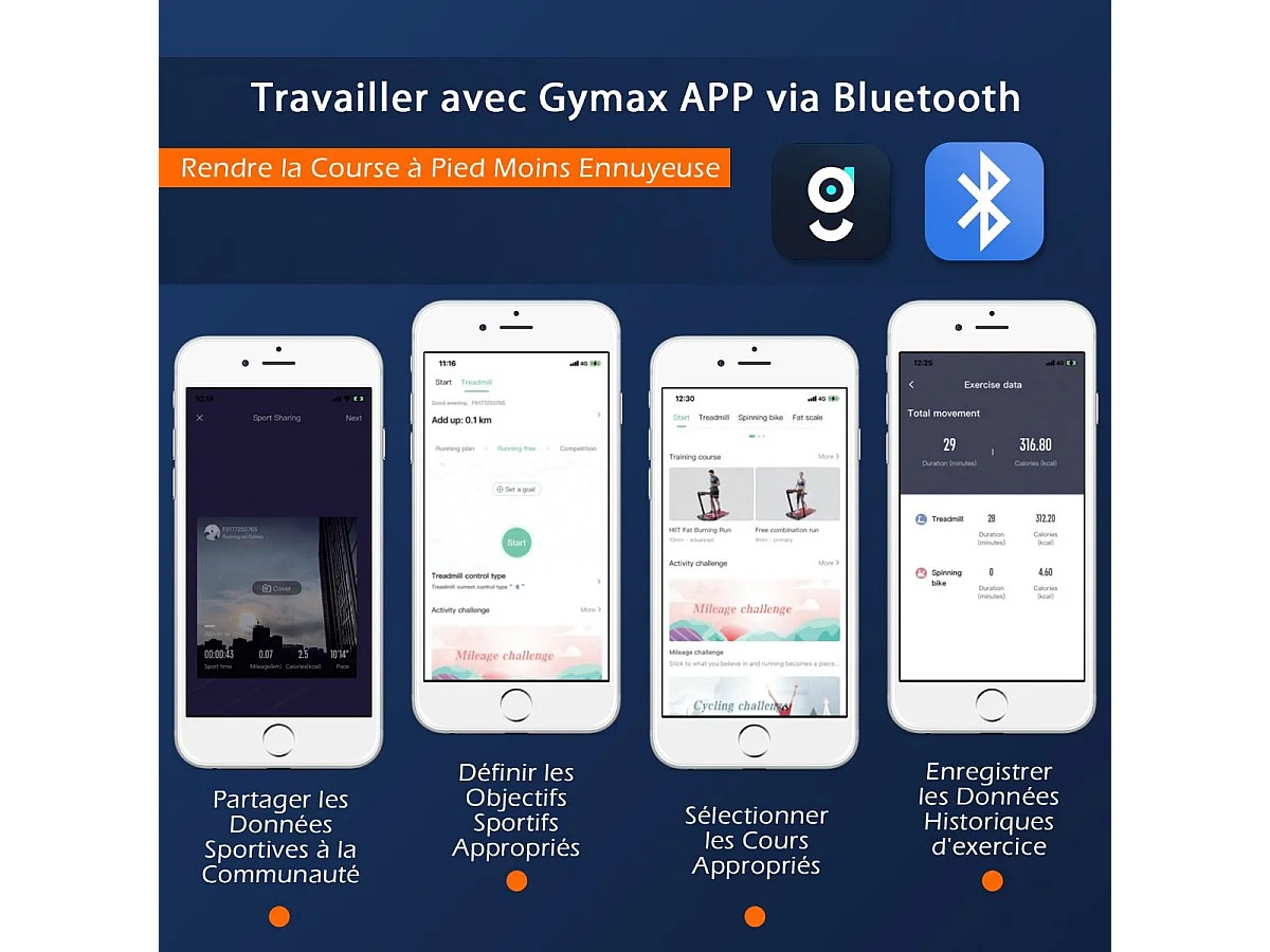 2 in 1 opvouwbare loopband/elektrische gemotoriseerde loopband 1-12 km/u met app, afstandsbediening, led-display, voor thuis en kantoor, blauw