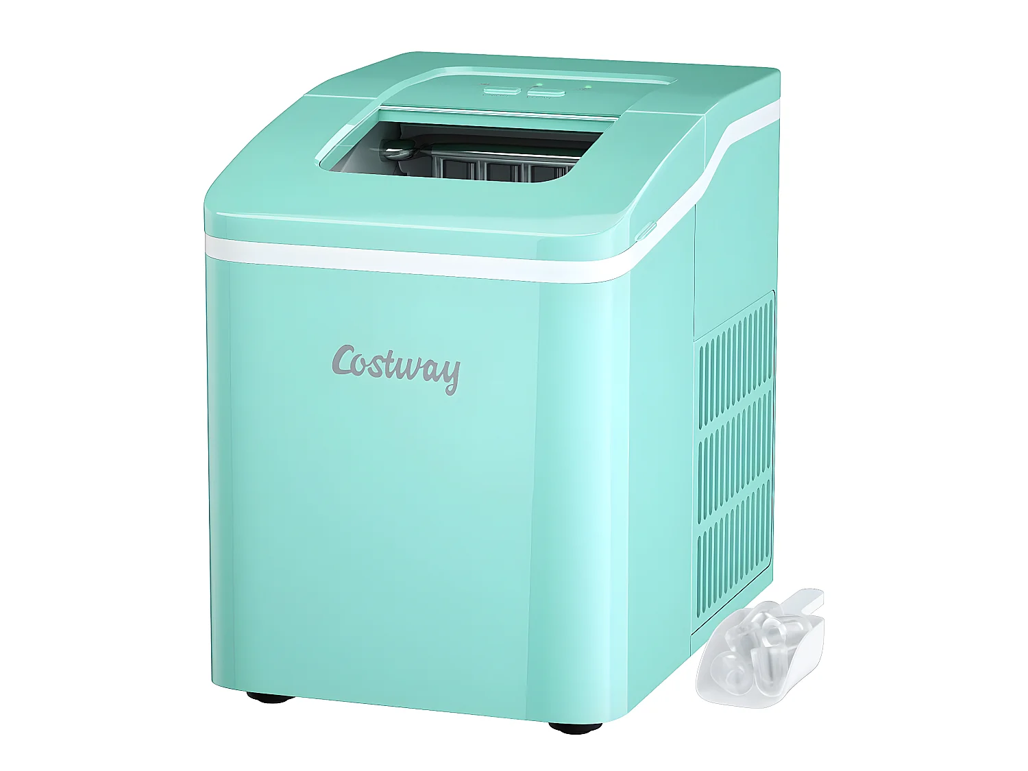 Machine à glaçons de comptoir 12kg /24h portable 9 glaçons par 8 min avec réservoir 1,6l
