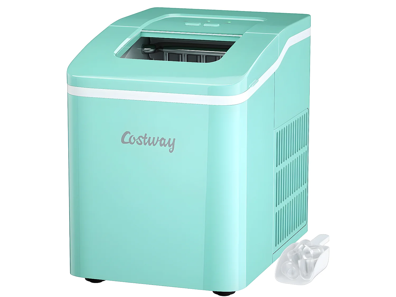 Machine à glaçons de comptoir 12kg /24h portable 9 glaçons par 8 min avec réservoir 1,6l