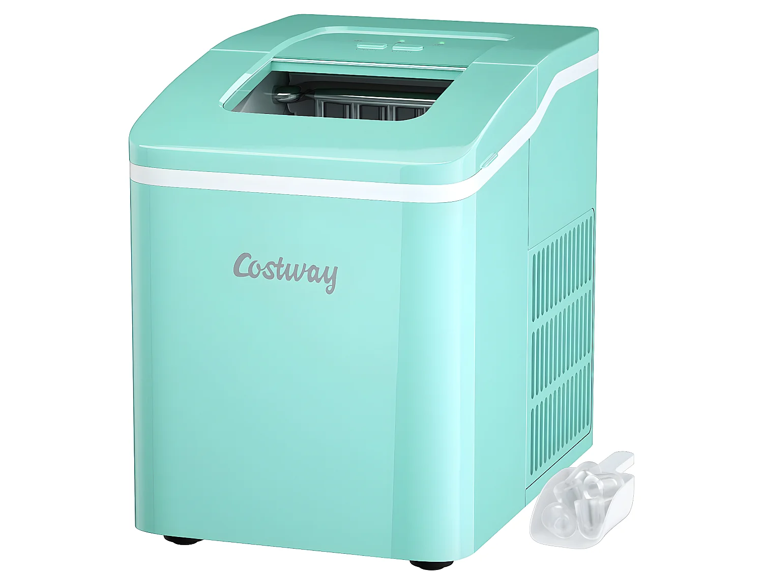 Machine à glaçons de comptoir 12kg /24h portable 9 glaçons par 8 min avec réservoir 1,6l