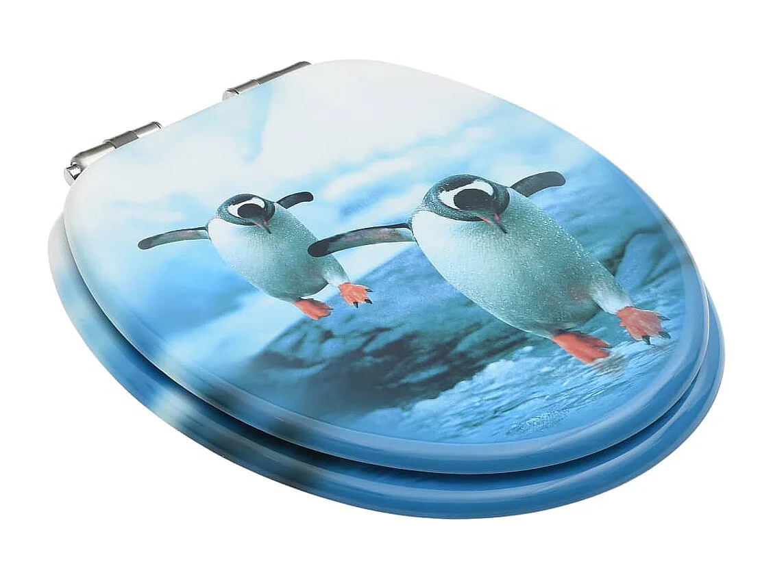 Lot de deux sièges effet bois 43.7 x 37.8 x 5.3 cm 02_0002983