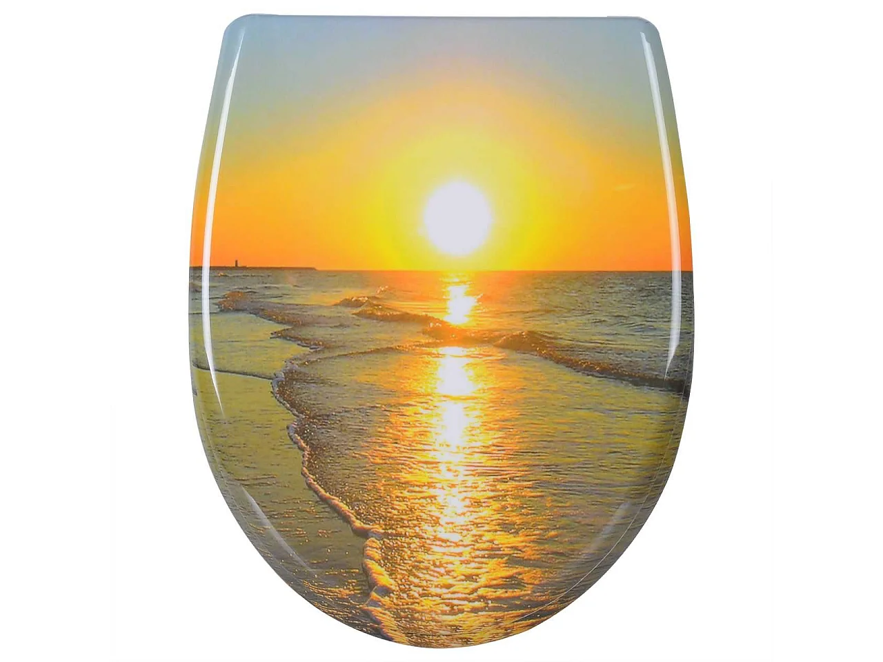 Tapa de inodoro con descenso automático termoendurecible amanecer 19_0000729