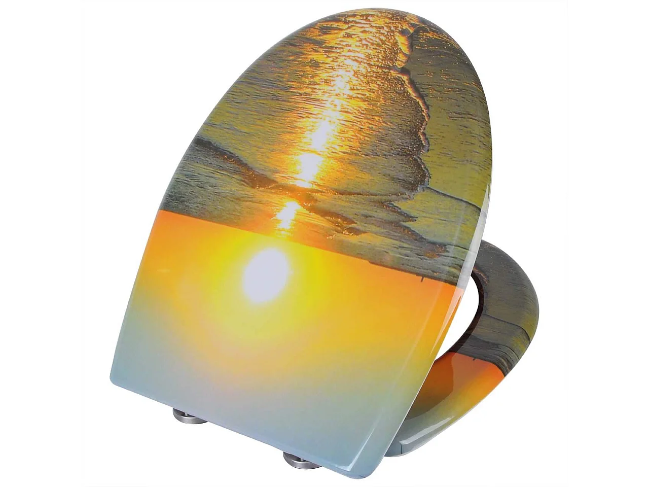 Tapa de inodoro con descenso automático termoendurecible amanecer 19_0000729